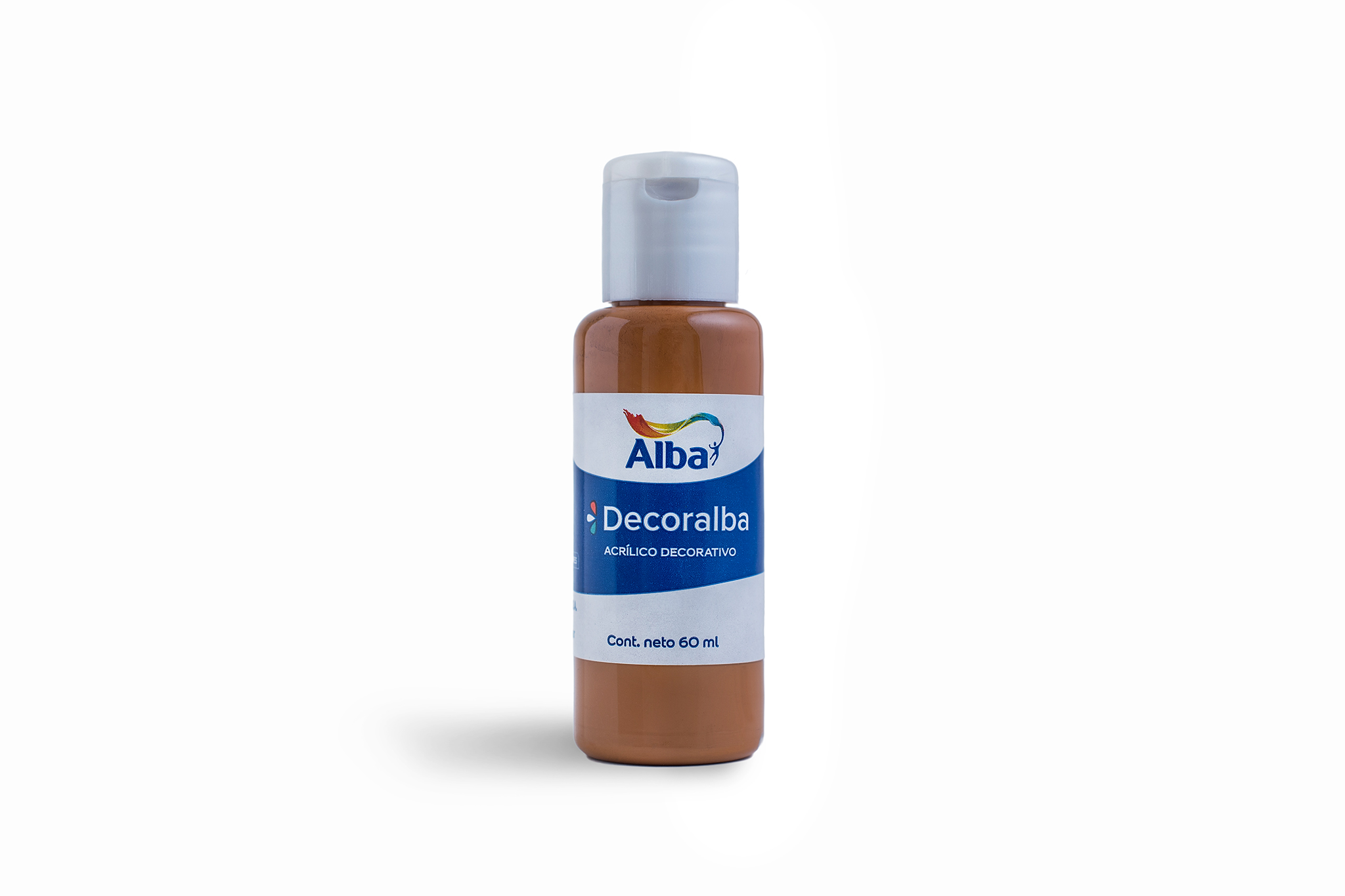 Acrilico decorativo alba 60cc tierra siena natural 463 - 60ML - Alba Artística